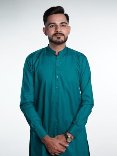 Elegant Jade Green Branded Shalwar Kameez – BinWahid