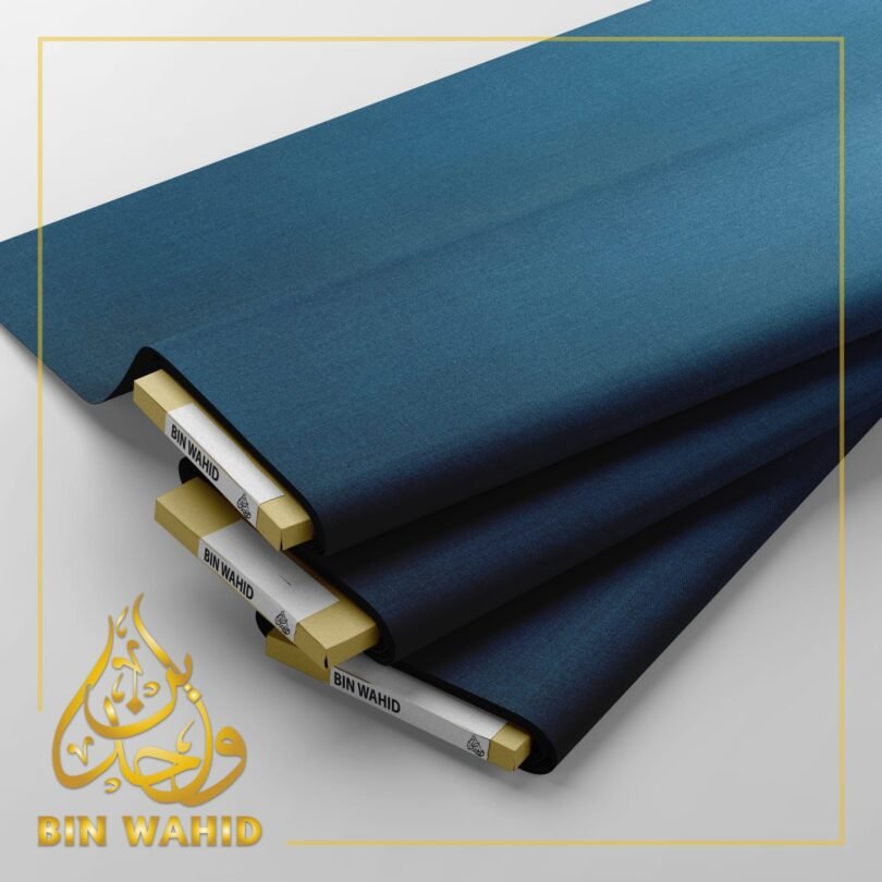 Premium Midnight Green Fabric by BinWahid – A Touch of Luxury & Elegance