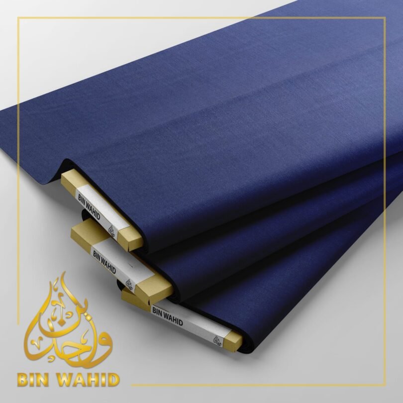 Premium Navy Blue Fabric by BinWahid – Timeless Elegance & Superior Quality