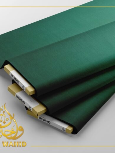 Luxurious Regal Dark Green Fabric by BinWahid – Elegance & Superior Craftsmanship