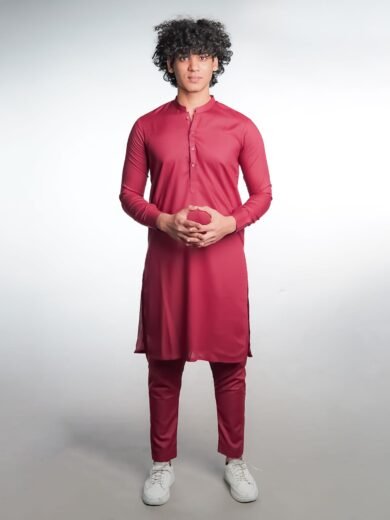 Elegant Amaranth Pink Shalwar Kameez – BinWahid