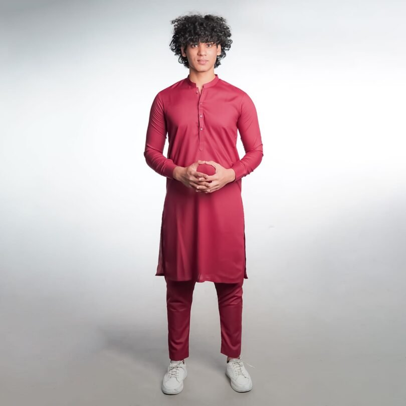 Elegant Amaranth Pink Shalwar Kameez – BinWahid