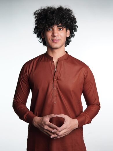 BinWahid Walnut Brown Shalwar Kameez Timeless Elegance & Comfort